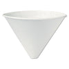 Dart Funnel-Shaped Medical and Dental Cups, Treated Paper, 6 oz, 250/Bag, 10/Carton
