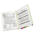 Smead Extra-Heavy Recycled Pressboard End Tab Folders, Straight Tabs, Letter Size, 2" Expansion, Gray-Green, 25/Box