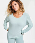 Jenni Style Not Size Super-Soft Long-Sleeve Top by Vanessa Jane