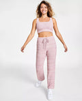 Jenni by Jennifer Moore Womens Fuzzy Knit Crop Top Withered Rose Medium by Vanessa Jane