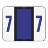 Smead Numerical End Tab File Folder Labels, 7, 1 x 1.25, White, 500/Roll