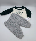 Carters Baby Boys 2-Pc. Faux-Fur Sweatshirt and Fleece Jogger Pants Set by Vanessa Jane