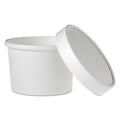 Dart Flexstyle Double Poly Food Combo Pack, 8 oz, White, Paper, 25/Pack, 10 Packs/Carton