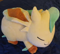 Pokemon Center Leafeon Sleeper Plush Eeveelutions Plush Rare Authentic by VintageVideoGameStore