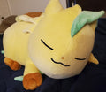 Pokemon Center Leafeon Sleeper Plush Eeveelutions Plush Rare Authentic by VintageVideoGameStore