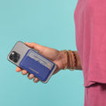 Mag Safe Leather Wallet with RFID - Cobalt by CASUPO