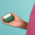 Leather Airpod Case - Green by CASUPO
