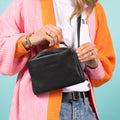 Leather Fanny Pack - Black by CASUPO
