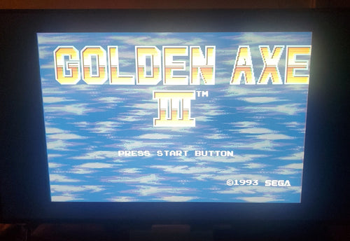 Golden Axe 3 Sega Genesis Mega Drive Video Game Cartridge 1993 by VintageVideoGameStore