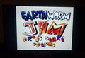 Eathworm Jim SNES Video Game Cartridge Super Nintendo 1994 by VintageVideoGameStore