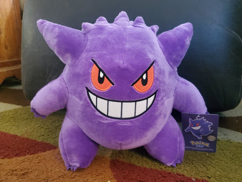 Pokemon Gengar Plush Soft Stuffed Doll Toys Cute 11 Inch Kids by VintageVideoGameStore
