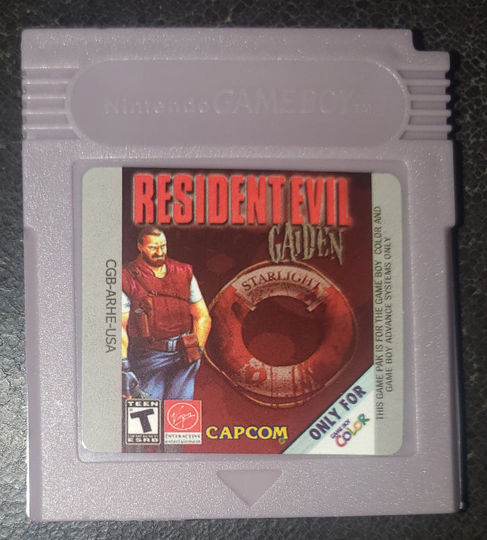 Resident Evil Gaiden GBC Video Game Catridge Gameboy Color 2001 by VintageVideoGameStore