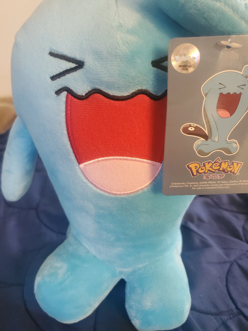 Pokemon Wobbuffet Plush Soft Stuffed Doll Toys Cute 25 CM Kids by VintageVideoGameStore
