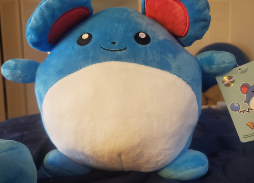 Pokemon Marril Plush Soft Stuffed Doll Toys Cute 10 Inch Kids by VintageVideoGameStore