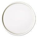 Dart Spiral-Wound Paper Hot Cup Lids, Fits 16 oz Cups, White, 25/Sleeve, 20 Sleeves/Carton