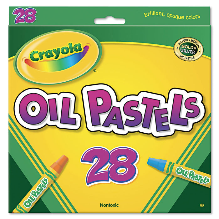 Crayola Oil Pastels, 28 Assorted Colors, 28/Pack