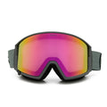 Grey Wolf Ski & Snowboard Goggles (Cherry Lemonade Mirrored Lens) by opolisoptics