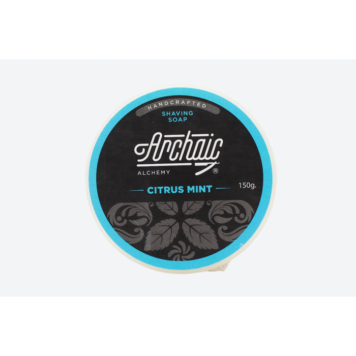 Archaic Alchemy Citrus Mint Shaving Soap 150g by Pasteur Pharmacy