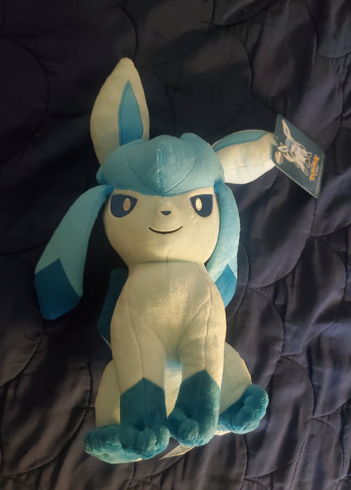 Pokemon Glaceon Plush Soft Stuffed Doll Toys Cute 25 CM Kids by VintageVideoGameStore