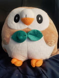 Pokemon Rowlet Plush Soft Stuffed Doll Toys Cute Kids Toy 9 Inch by VintageVideoGameStore