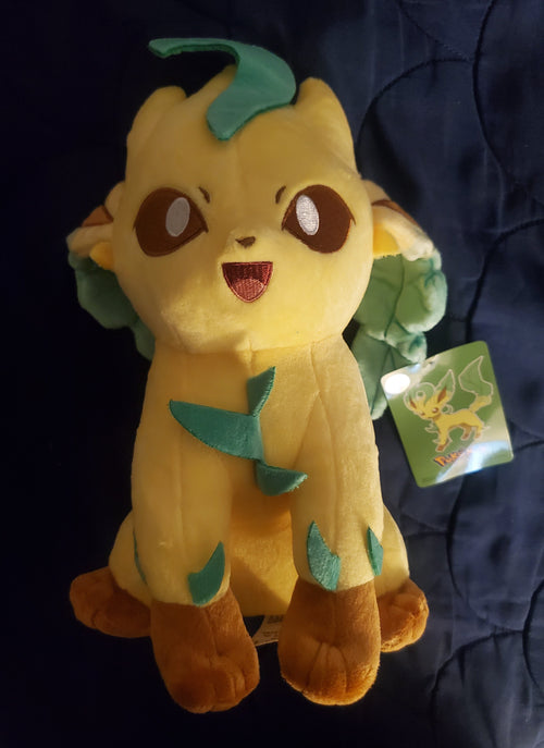 Pokemon Leafeon Plush Soft Stuffed Doll Toys Cute Collectible Kids Toy 11 Inch by VintageVideoGameStore