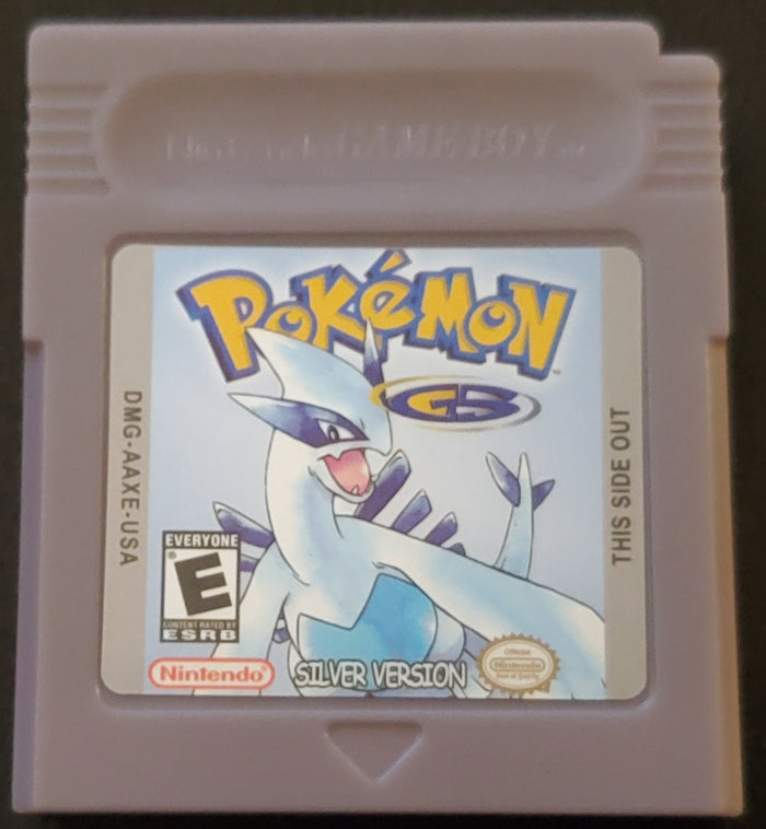Pokemon Silver GBC Video Game Cartidge Game Boy Color 2000 by VintageVideoGameStore