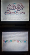 Kirby Canvas Curse DS Video Game Cartridge Nintendo DS 2005 by VintageVideoGameStore