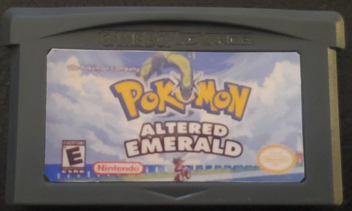 Pokemon Altered Emerald GBA ROM Hack Video Game Boy Advance by VintageVideoGameStore
