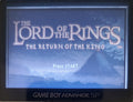 Lord of the Rings The Return of the King GBA Video Game Boy Advance 2003 by VintageVideoGameStore