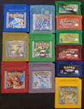 GBC Video Game Cartridge Collection Nintendo Gameboy Color by VintageVideoGameStore