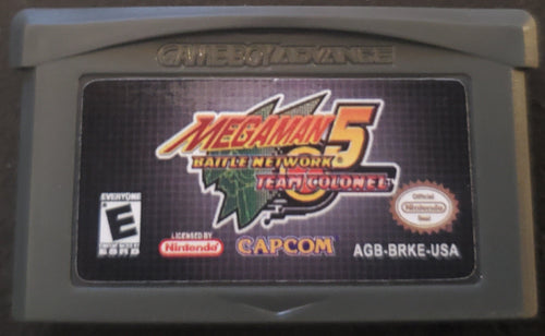 Mega Man Battle Network 5 Team Colonel GBA Video Game Boy Advance 2005 by VintageVideoGameStore