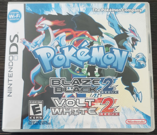 Pokemon Redux Blaze Black & Volt White 2 NDS Game Nintendo DS ROM Hack by VintageVideoGameStore