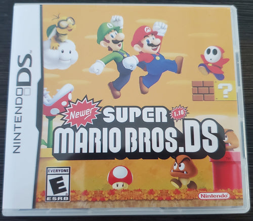 Newer Super Mario Bros DS V1.16 NDS Nintendo DS ROM Hack Video Game by VintageVideoGameStore