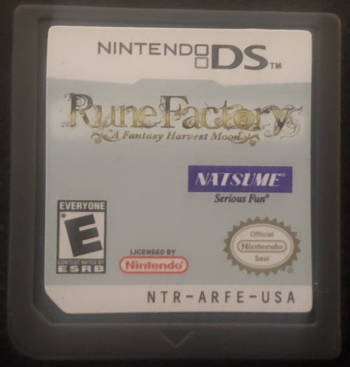 Rune Factory A Fantasy Harvest Moon NDS Video Game Nintendo DS 2006 by VintageVideoGameStore