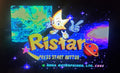 Ristar Sega Genesis Mega Drive 1995 Reproduction Video Game Cartridge