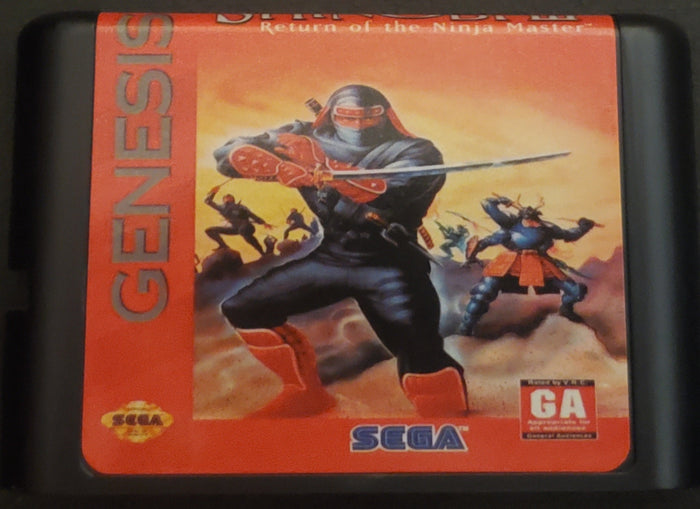 Shinobi III Return of the Ninja Master Sega Genesis Reproduction Cartridge