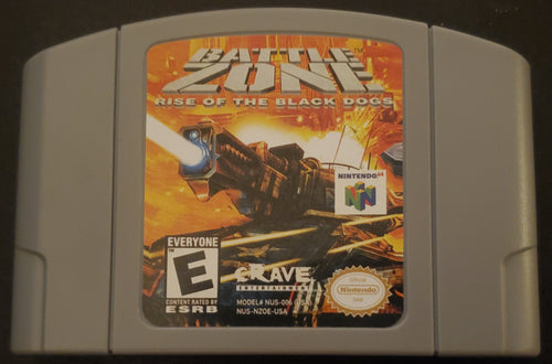 Battlezone: Rise of the Black Dogs N64 Nintendo 64 Video Game Cartridge