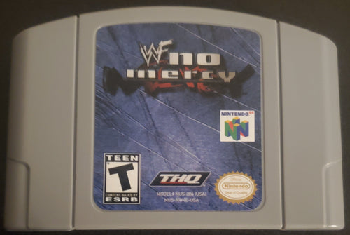 WWF No Mercy N64 Nintendo 64 Video Game Cartridge 2000