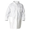 KleenGuard A20 Breathable Particle Protection Lab Coats, Snap Closure/Open Wrists/Pockets, X-Large, White, 25/Carton