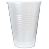 Fabri-Kal RK Ribbed Cold Drink Cups, 16 oz, Translucent, 50/Sleeve, 20 Sleeves/Carton