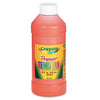 Crayola Premier Tempera Paint, Orange, 16 oz Bottle