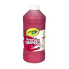 Crayola Premier Tempera Paint, Red, 16 oz Bottle