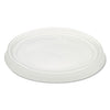 Dart Non-Vented Container Lids, Clear, Plastic, 100/Pack, 10 Packs/Carton