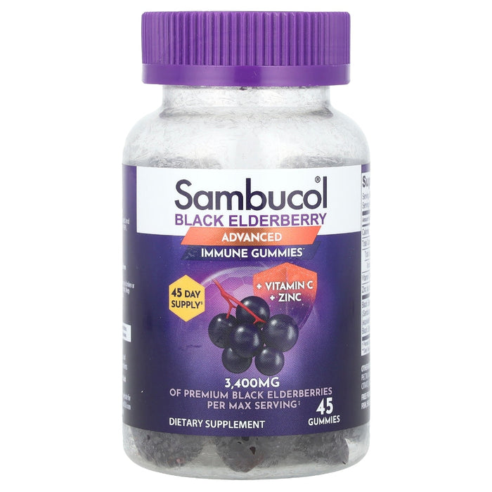 Sambucol® Black Elderberry Immune Gummies – Advanced Formula by Pasteur Pharmacy