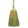 Boardwalk Upright Corn/Fiber Broom, Plastic Bristles, 56" Overall Length, Natural, 6/Carton