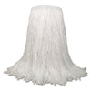 Boardwalk Banded Rayon Cut-End Mop Heads, White, 20 oz, 1 1/4" Headband, White, 12/Carton