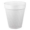 Dart Small Foam Drink Cups, 10 oz, Hot/Cold, White, 25/Bag, 40 Bags/Carton