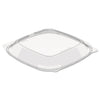 Dart PresentaBowls Pro Clear Square Bowl Lids, Large Vented Square, 8.5 x 8.5 x 1, Clear, Plastic, 63/Bag, 4 Bags/Carton