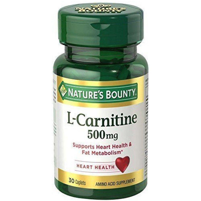 Nature's Bounty L-Carnitine 500 Mg Dietary Supplement Tablets by Pasteur Pharmacy