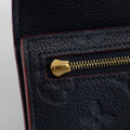 Louis Vuitton Navy Monogram Empreinte Portefeuille Pont Neuf Long Wallet #2033 by Bolt Boutique